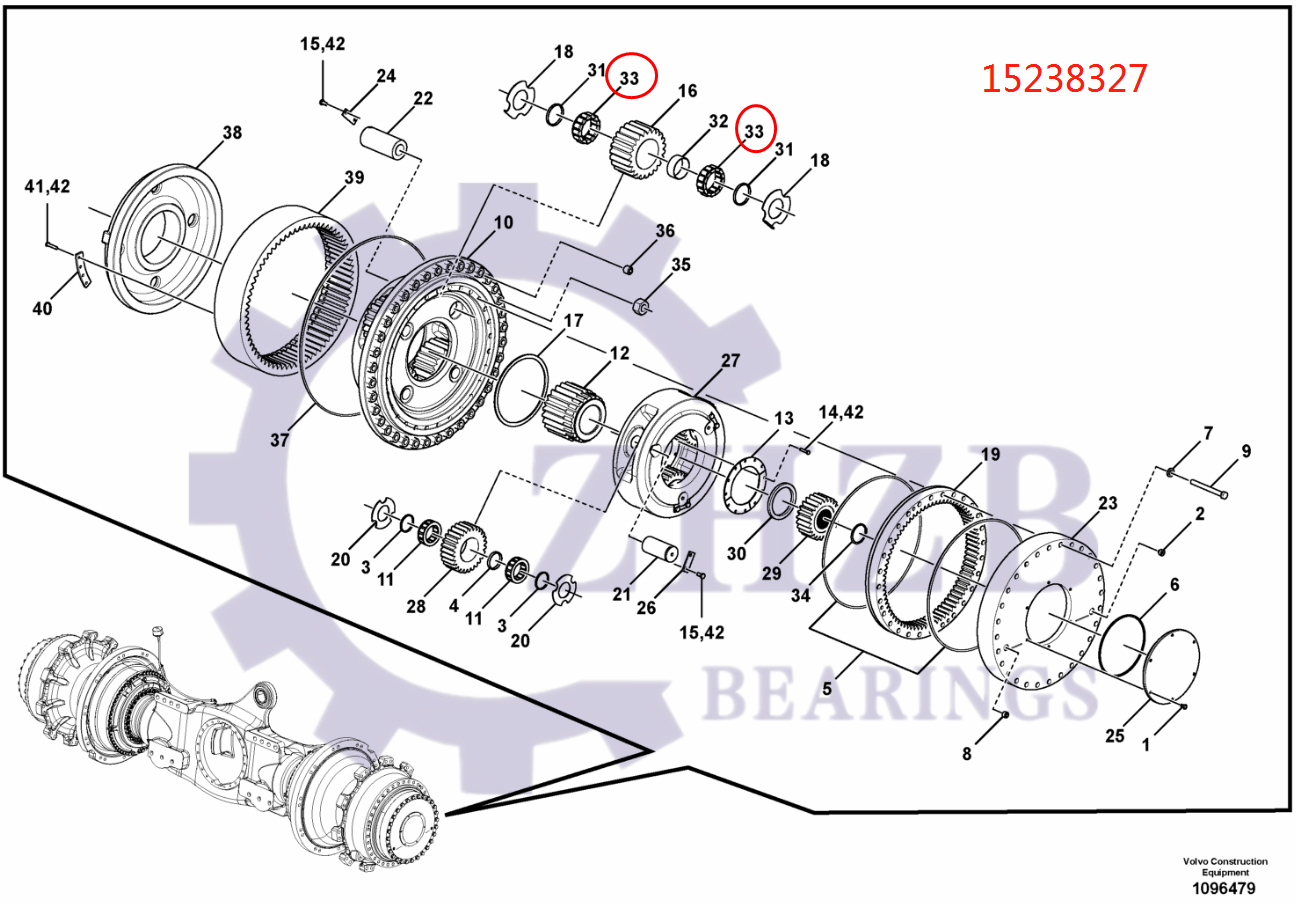 TEREX parts