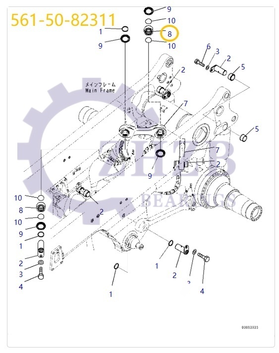 Bearing OEM Customization 561-50-82311