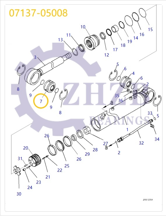 Bearing OEM Customization07137-05008