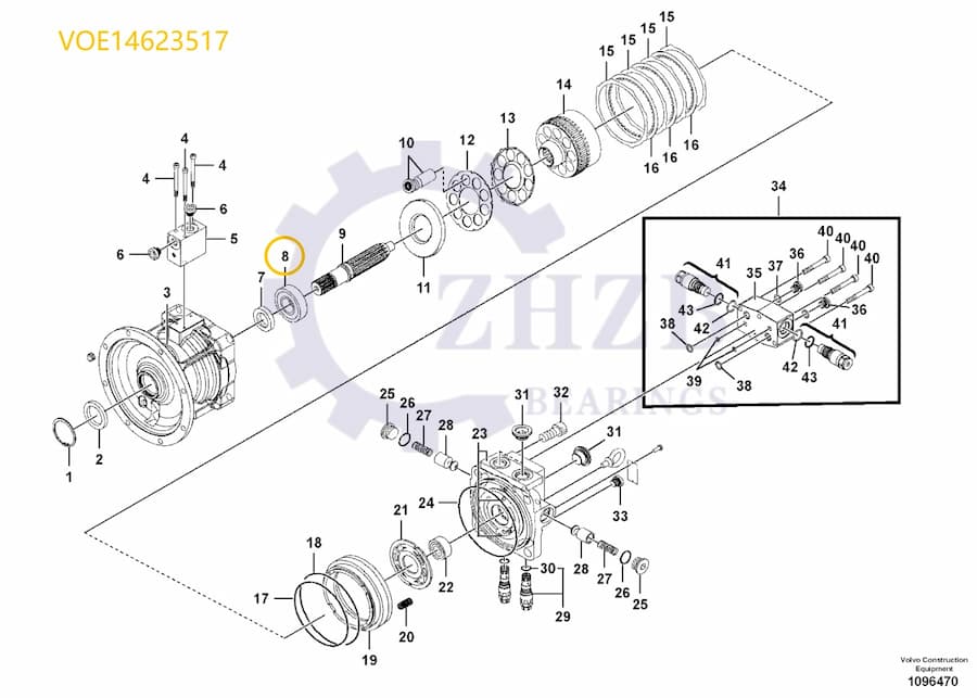 Bearing OEM Customization VOE14623517