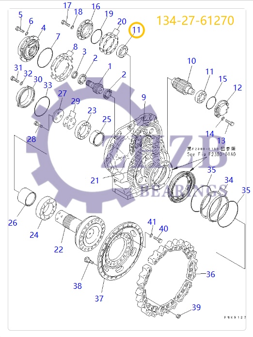 Bearing 134-27-61270