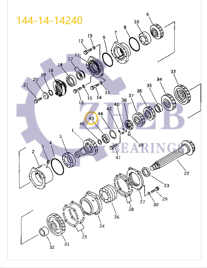 Bearing 144-14-14240