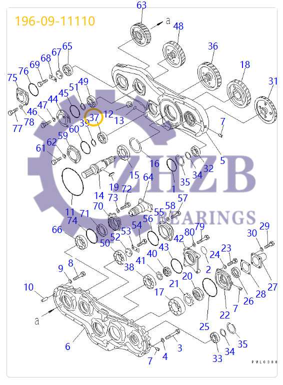 Bearing 196-09-11110