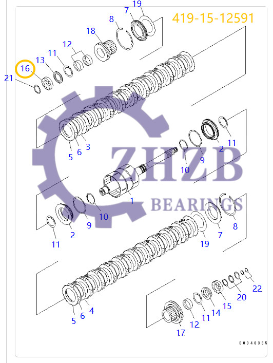 Bearing 419-15-12591