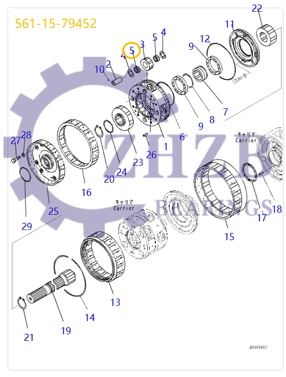 Bearing 561-15-79452 Bearing 561-15-79452
