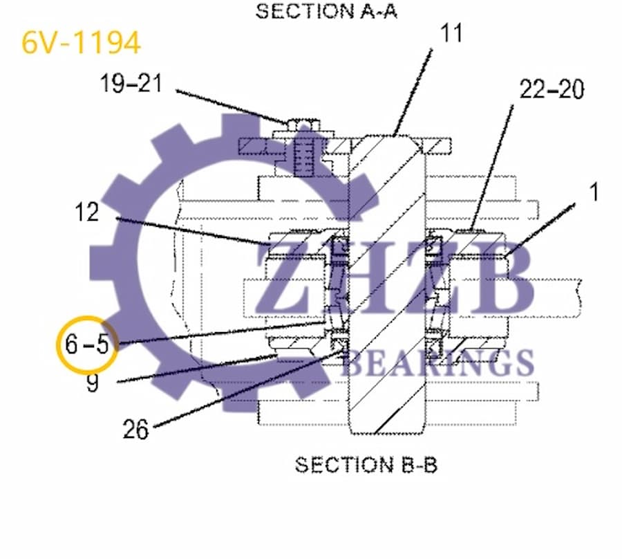 Bearing 6V-1194 Bearing 6V-1194
