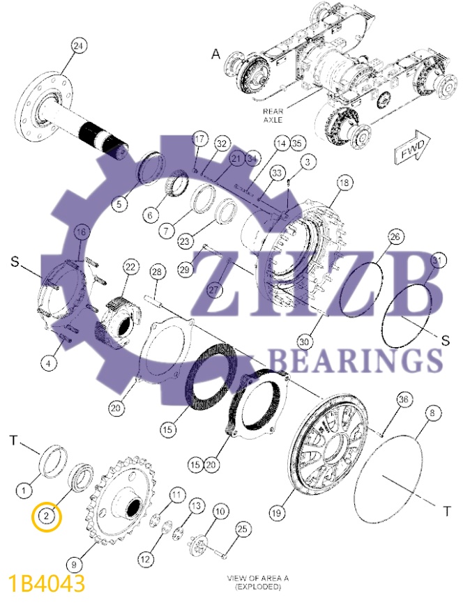 Bearing 1B4043 Bearing 1B4043