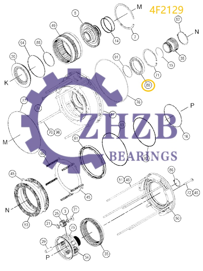 Bearing Manufacture 4F2129 Bearing Manufacture 4F2129