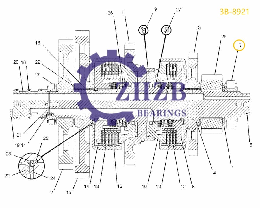 Bearing Manufacture 3B-8921 Bearing Manufacture 3B-8921