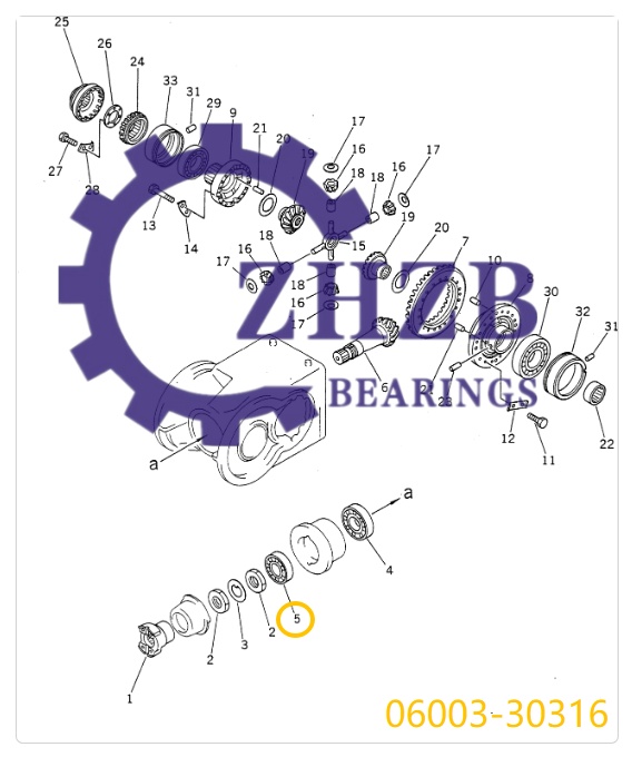 Bearing Manufacture 06003-30316 Bearing Manufacture 06003-30316