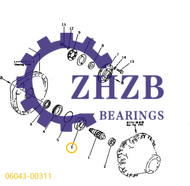 Bearing Manufacture 06043-00311 Bearing Manufacture 06043-00311