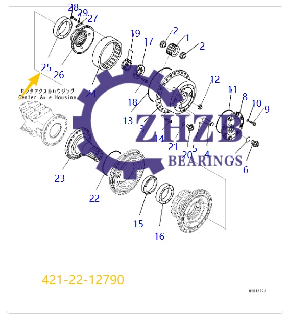 Bearing Spare Parts 419-22-11810
