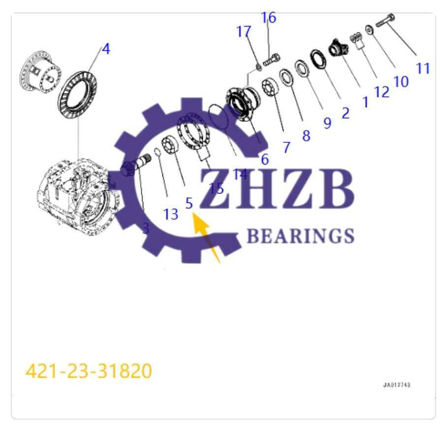 Bearing Spare Parts 421-23-31820