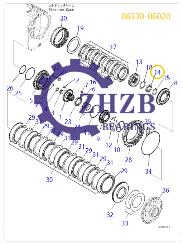 Bearing Spare Parts 06330-06020