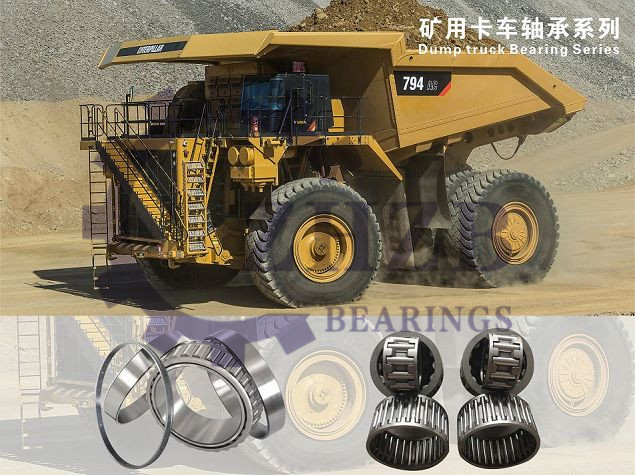 Mining truck bearings